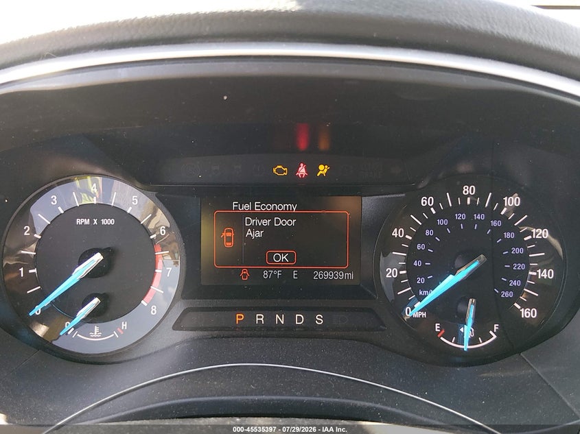 2015 FORD FUSION SEDAN 2.5L I-4 DOHC, VVT, 175HP