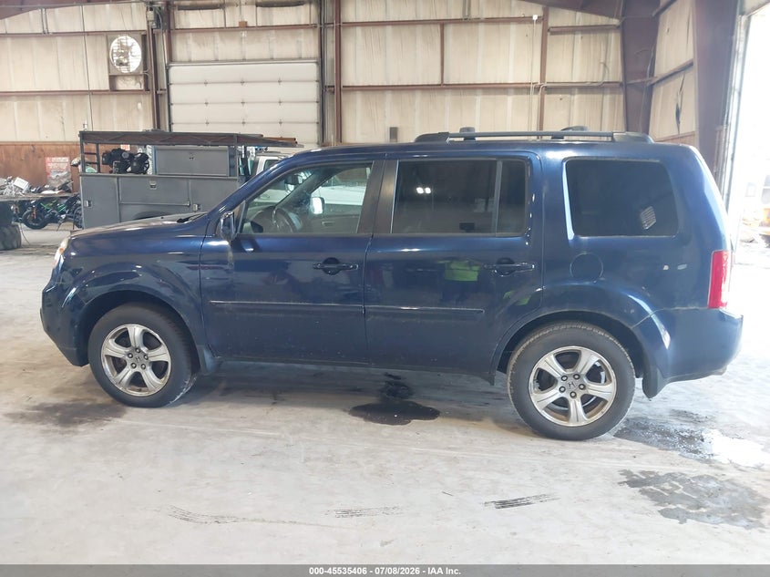HONDA PILOT 2013 VIN 5FNYF4H52DB077288