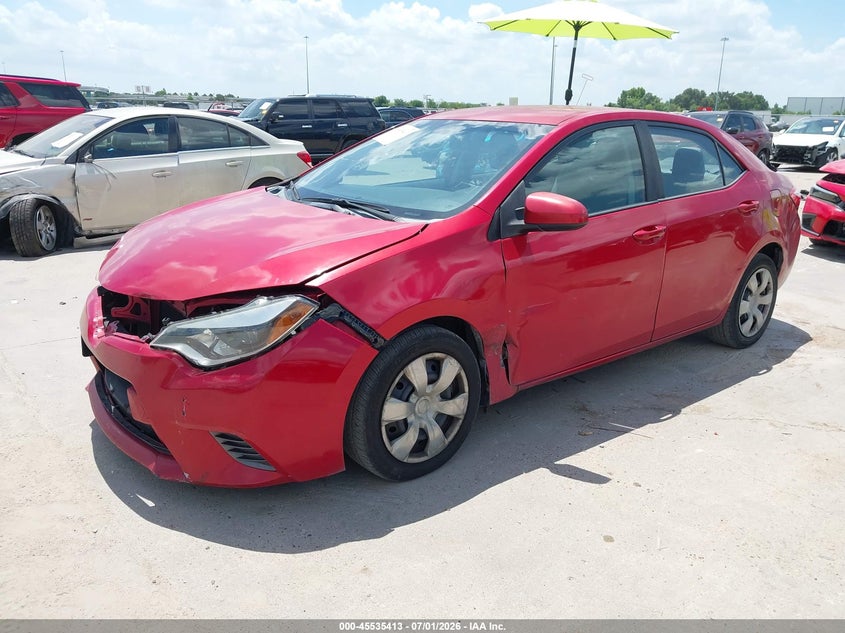 2016 TOYOTA COROLLA auction photo 2