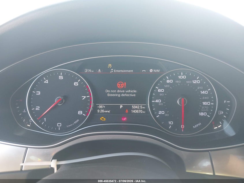 2013 Audi A7 3.0T Premium VIN: WAU2GBFC2DN125931 Lot: 45535472