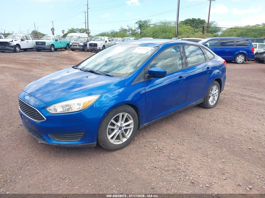 2018 Ford Focus Se VIN: 1FADP3F24JL329085 Lot: 45535478