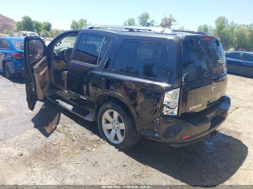 Vin: 5n1ba0nd5dn600437, lot: 46033771, nissan armada sl 20133