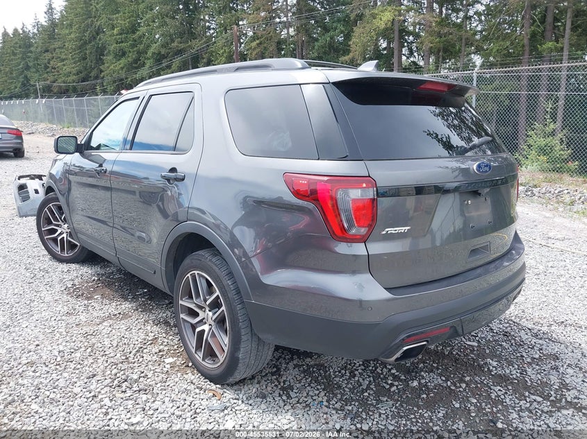 Vin: 1fm5k8gt1ggb73246, lot: 46033775, ford explorer sport 20163