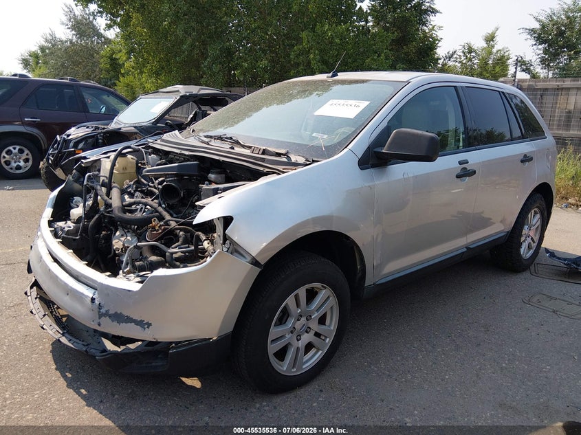 Vin: 2fmdk4gc3aba59655, lot: 46033780, ford edge se 20102