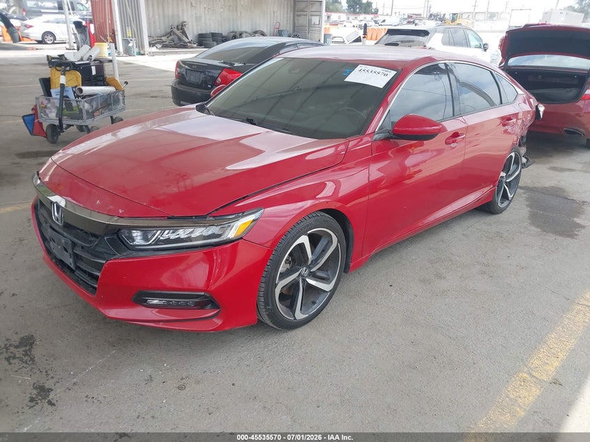 2019 HONDA ACCORD auction photo 2