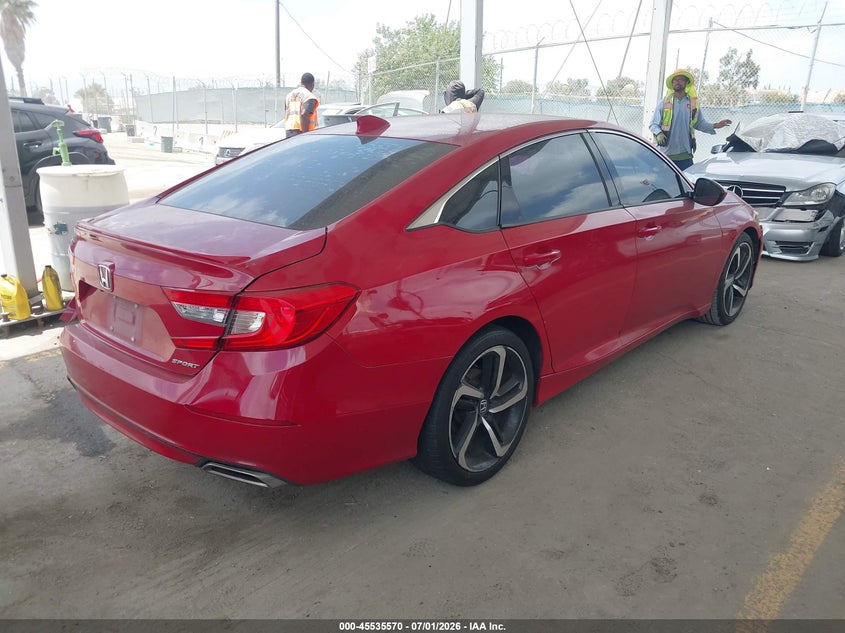 2019 HONDA ACCORD auction photo 4