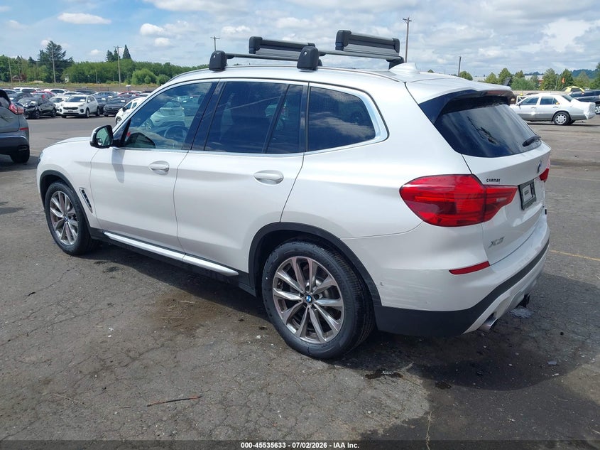 Vin: 5uxtr9c54jld73428, lot: 46033877, bmw x3 xdrive30i 20183