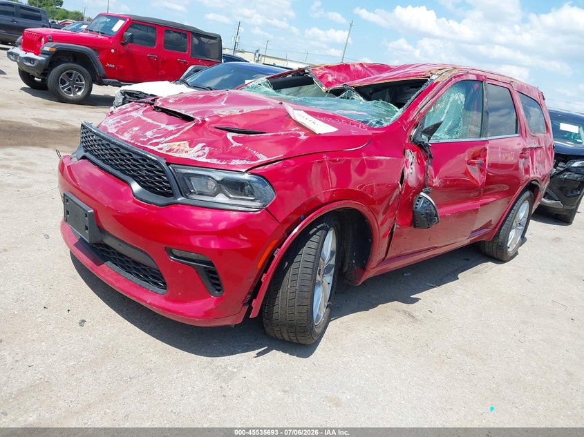 Vin: 1c4sdjct5mc627273, lot: 46033937, dodge durango r/t awd 20212