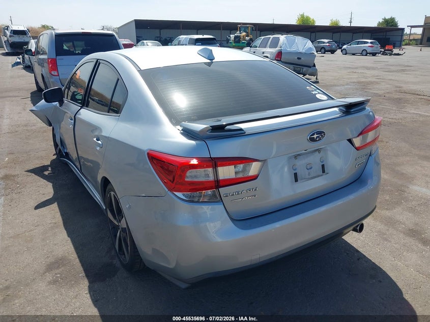 Vin: 4s3gkal65h3601512, lot: 46033940, subaru impreza 2.0i sport 20173