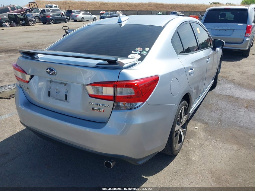 Vin: 4s3gkal65h3601512, lot: 46033940, subaru impreza 2.0i sport 20174