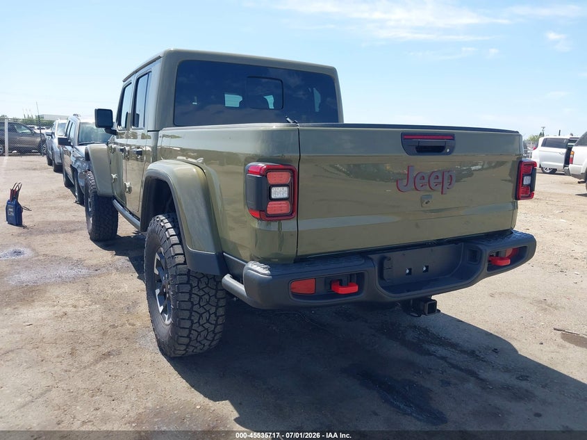 Vin: 1c6rjtbg3tl157581, lot: 46033961, jeep gladiator rubicon 4x4 20263