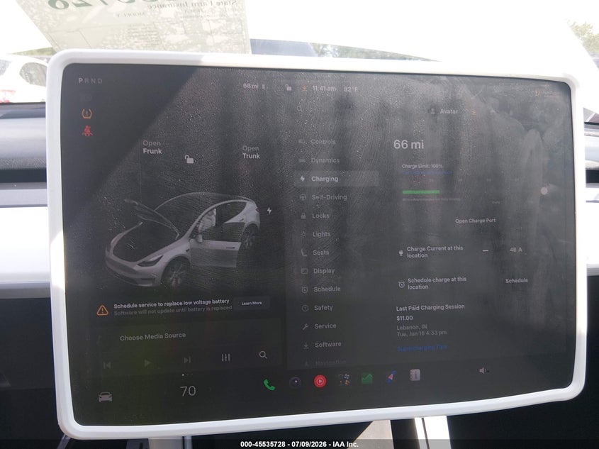 TESLA MODEL Y 2021 VIN 5YJYGDEE4MF083031