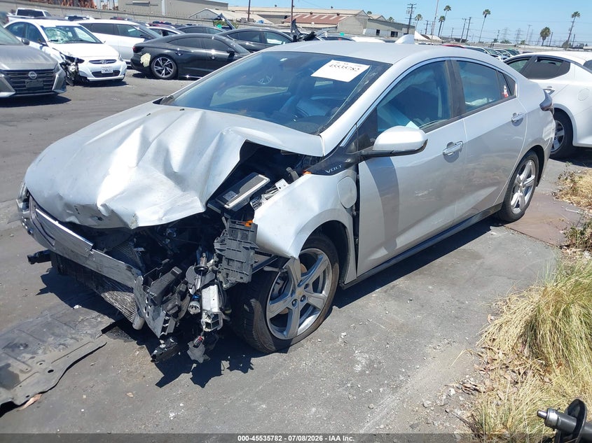 Vin: 1g1rc6s5xju128789, lot: 46034026, chevrolet volt lt 20182