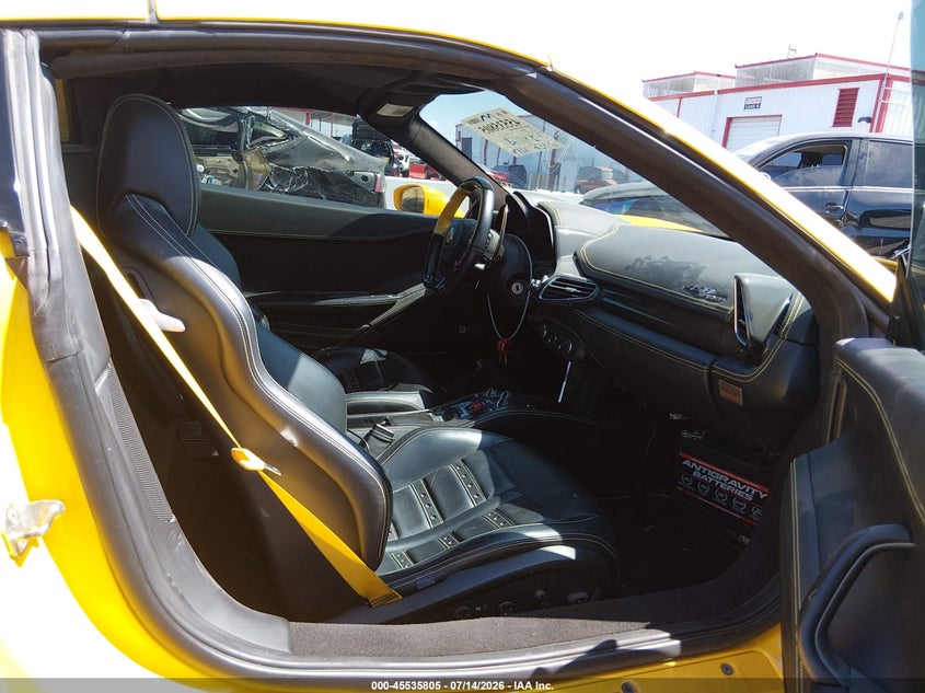 2013 FERRARI 458 SPIDER auction photo 5
