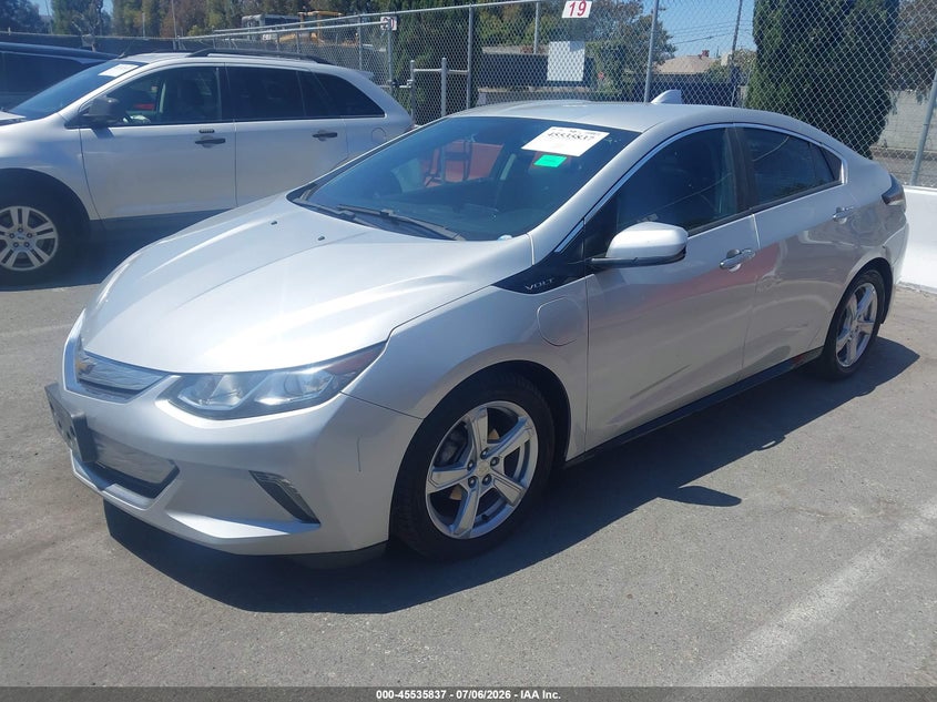 Vin: 1g1rc6s55hu189400, lot: 46034081, chevrolet volt lt 20172