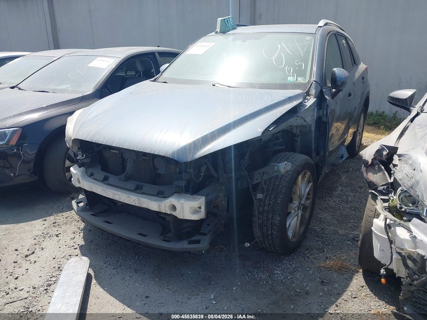 Vin: jm3ke4dy4f0490265, lot: 46034083, mazda cx-5 grand touring 20152