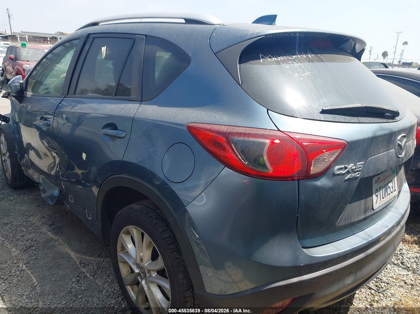 Vin: jm3ke4dy4f0490265, lot: 46034083, mazda cx-5 grand touring 20153