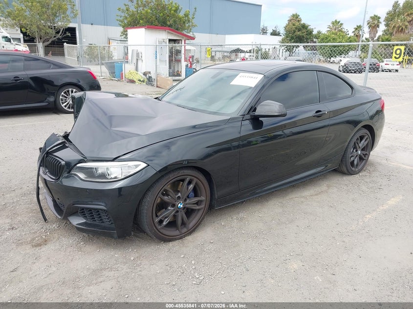 Vin: wba2g1c38hv639027, lot: 46034085, bmw m240i 20172