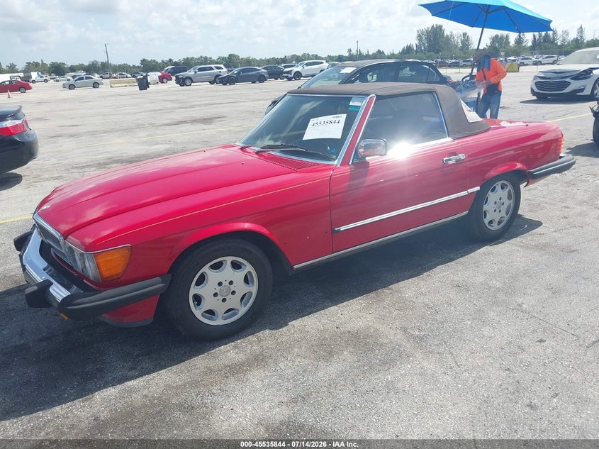WDBBA48D7HA064772 1987 Mercedes-Benz 560 Sl photo 1