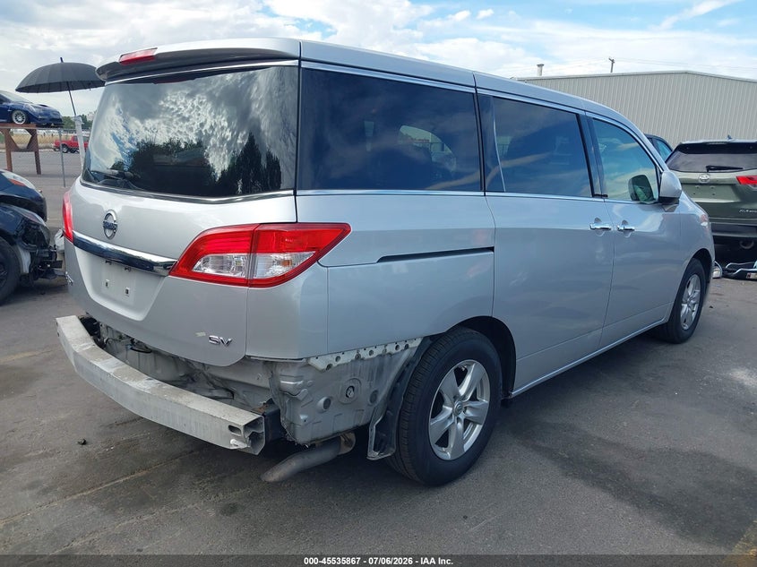 Vin: jn8ae2kp0c9043673, lot: 46034111, nissan quest sv 20124