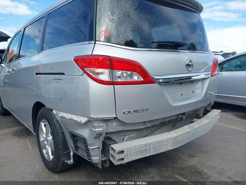 2012 Nissan Quest Sv VIN: JN8AE2KP0C9043673 Lot: 45535867