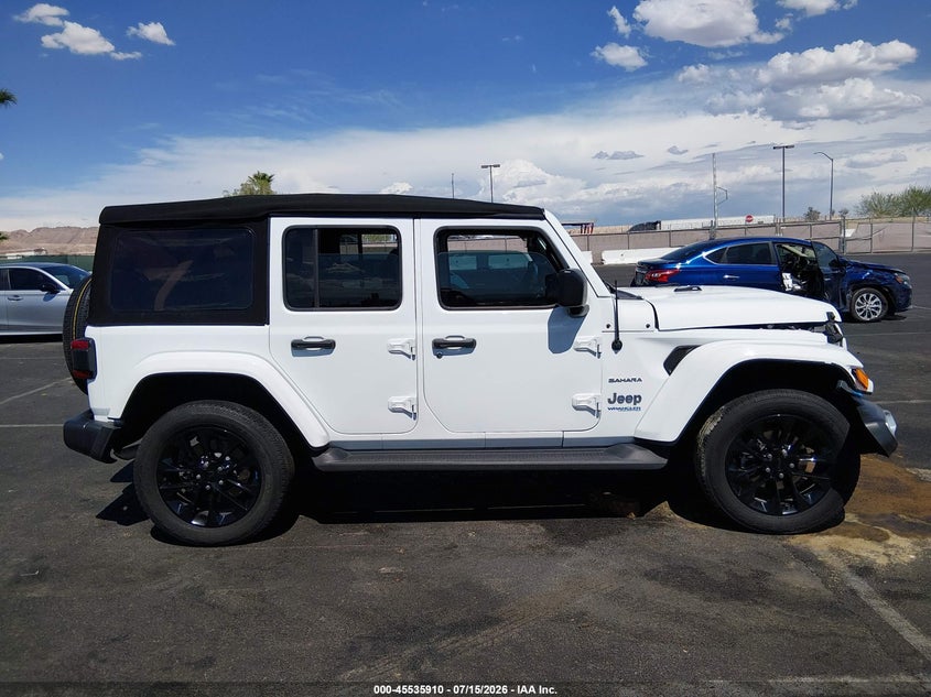 2022 Jeep Wrangler 4Xe Unlimited Sahara 4X4 VIN: 1C4JJXP60NW198295 Lot: 45535910