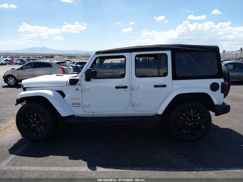 2022 Jeep Wrangler 4Xe Unlimited Sahara 4X4 VIN: 1C4JJXP60NW198295 Lot: 45535910
