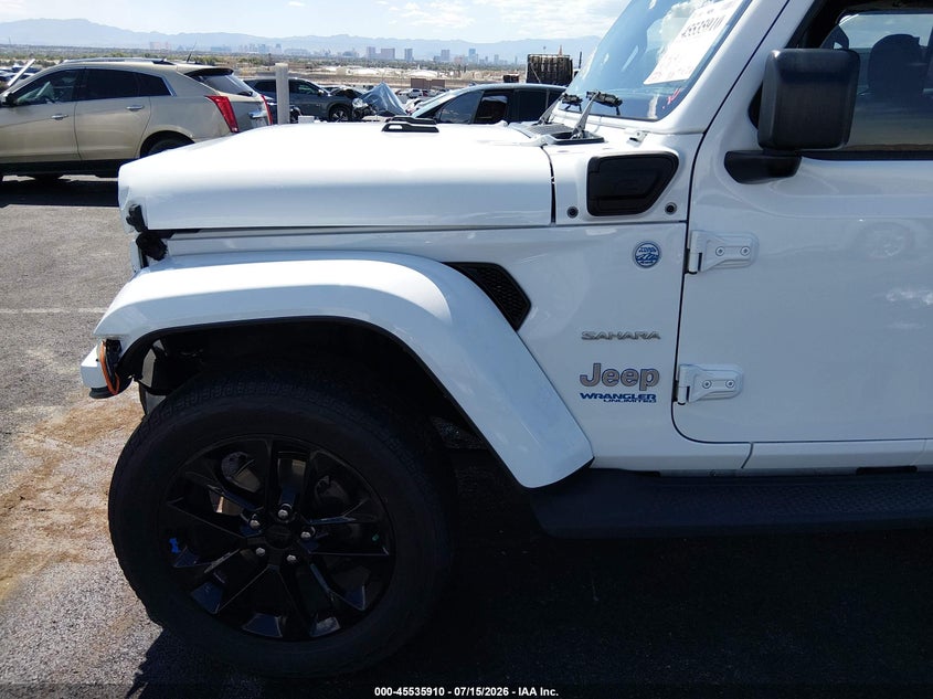 2022 Jeep Wrangler 4Xe Unlimited Sahara 4X4 VIN: 1C4JJXP60NW198295 Lot: 45535910
