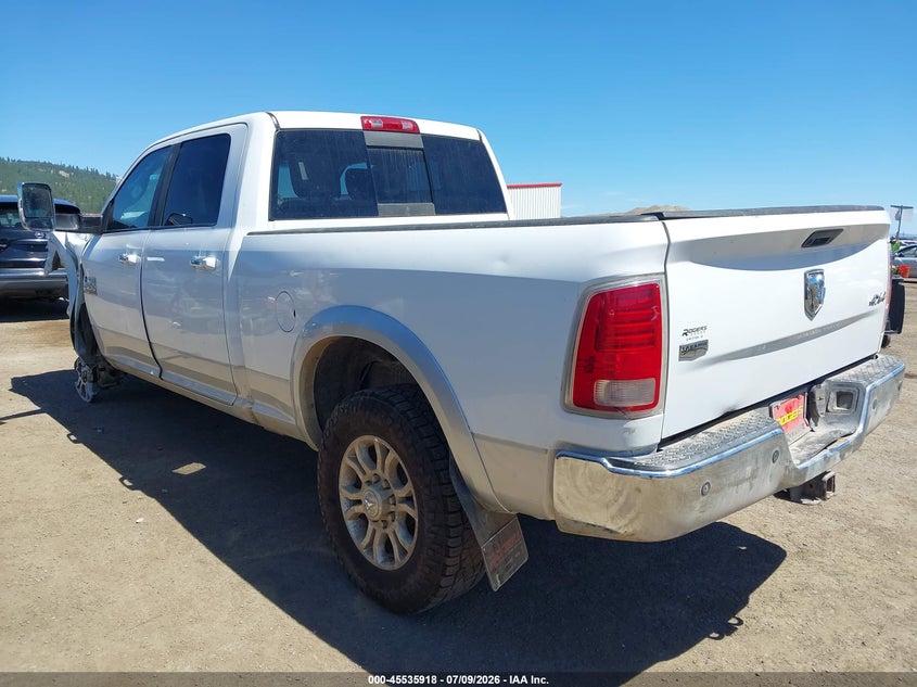 Vin: 3c6ur5fl2eg283792, lot: 46034162, ram 2500 laramie 20143
