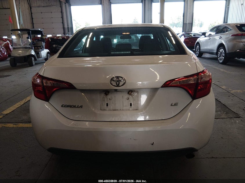 2019 TOYOTA COROLLA SEDAN 1.8L I-4 DOHC, VVT, 132HP
