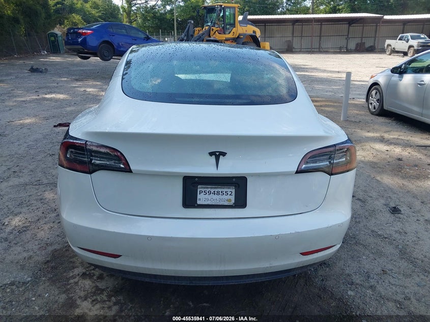 2021 TESLA MODEL 3 SEDAN ELECTRIC