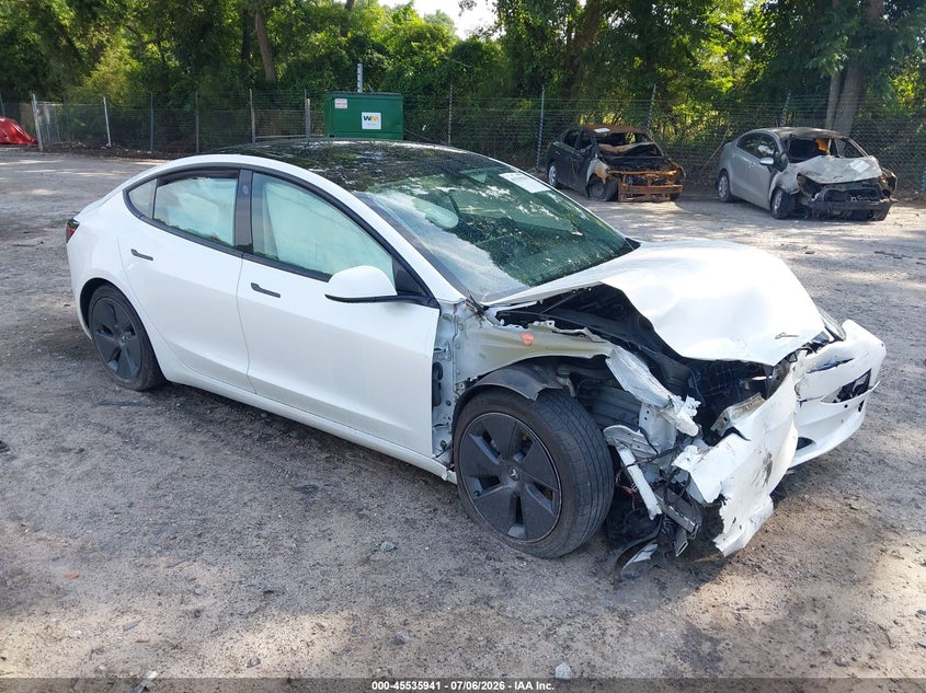 2021 TESLA MODEL 3 auction photo 1