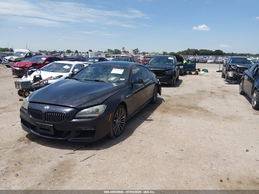 Vin: wba6b4c57ed099061, lot: 46034192, bmw 650i gran coupe xdrive 20142