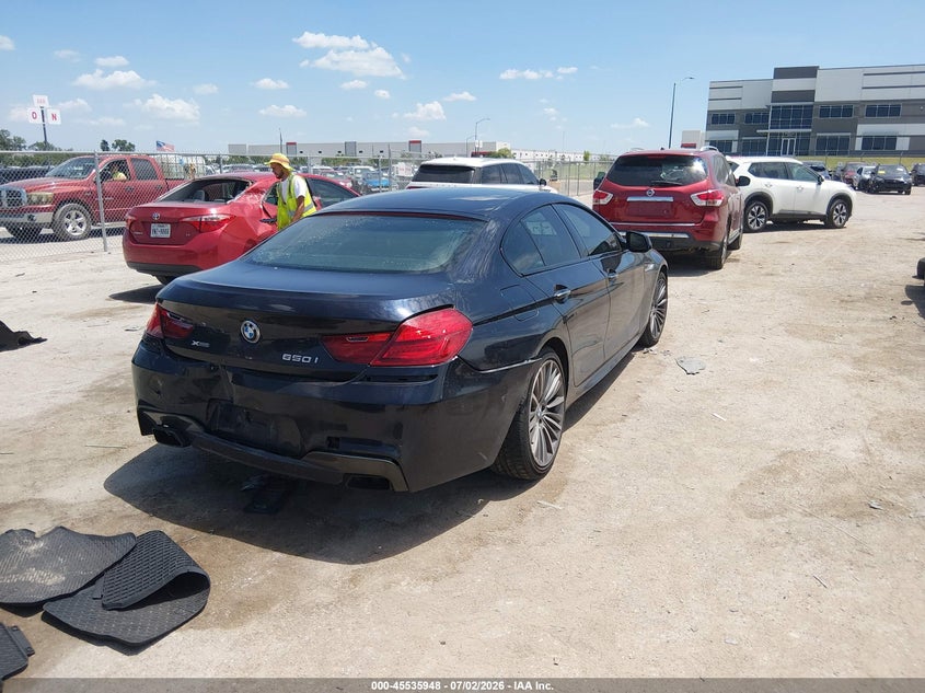 Vin: wba6b4c57ed099061, lot: 46034192, bmw 650i gran coupe xdrive 20144