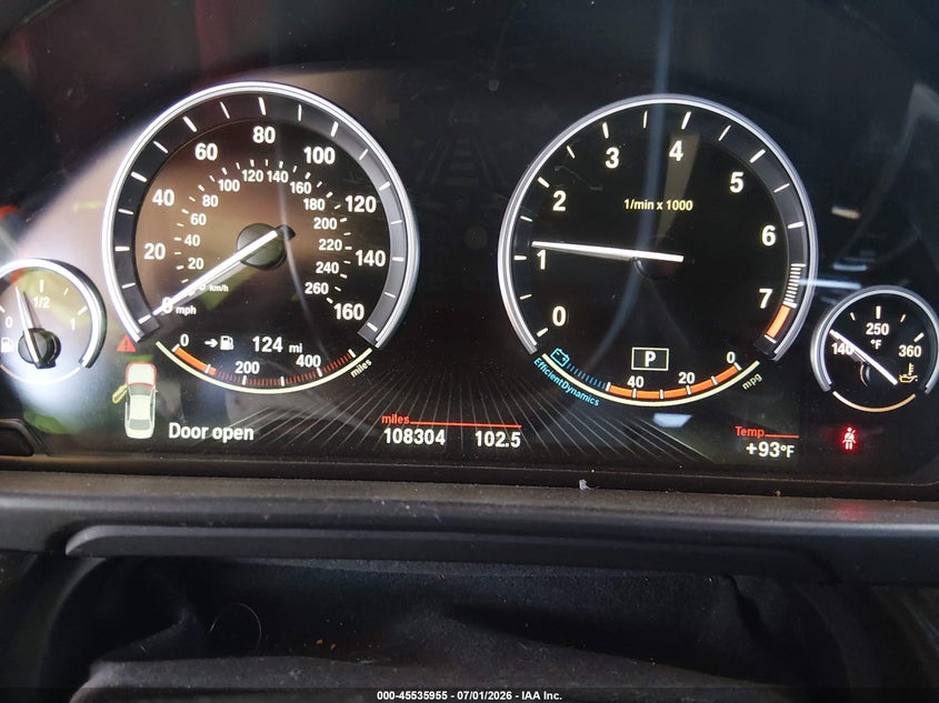 2014 BMW 5ER SEDAN 2.0L I-4 DI, DOHC, VVT, TURBO, 240HP