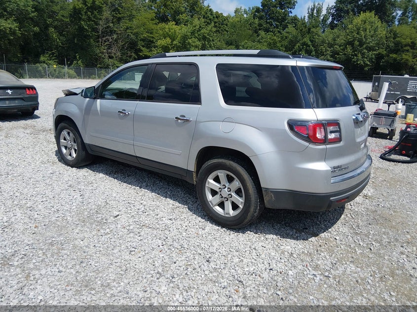 Vin: 1gkkvned9gj294588, lot: 46034244, gmc acadia sle-1 20163