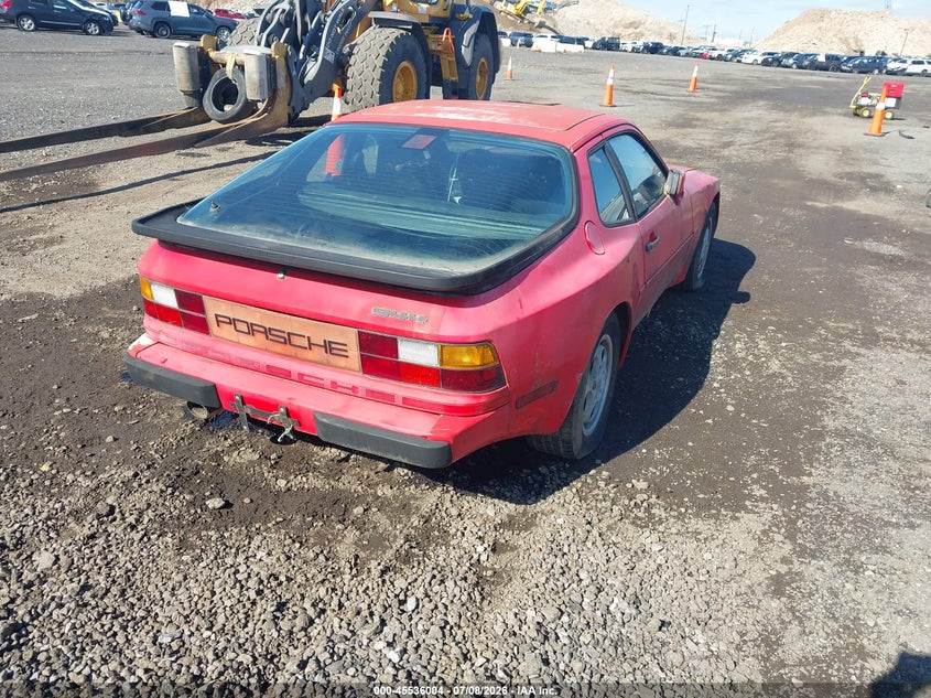 1987 PORSCHE 944 COUPE 2.5L I4 FI SOHC 8V F2