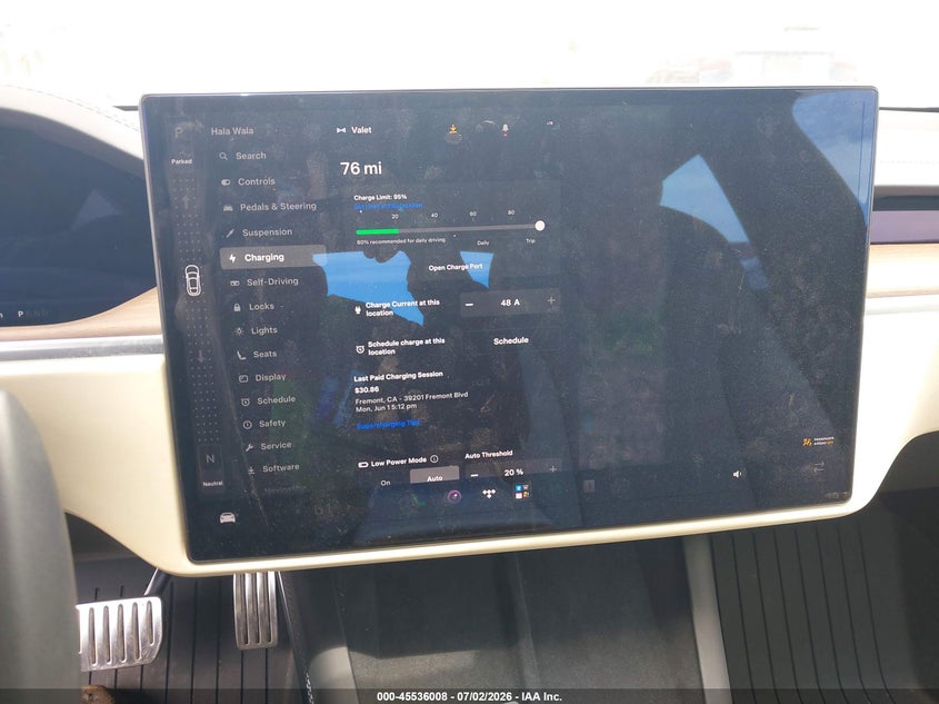 2023 Tesla Model S Dual Motor All-Wheel Drive/Standard Range VIN: 5YJSA1E58PF498623 Lot: 45536008