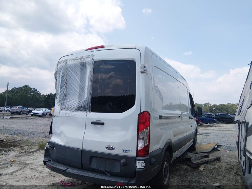 Vin: 1ftne2cm2fka22385, lot: 46034417, ford transit-150 20154