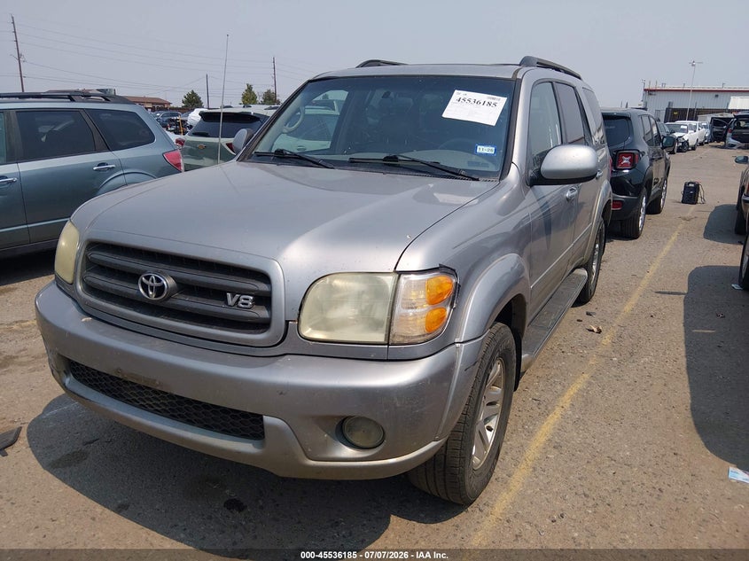 2004 Toyota Sequoia, Звичайний знос, IAAI, VIN 5TDZT34AX4S233454 — фото 2