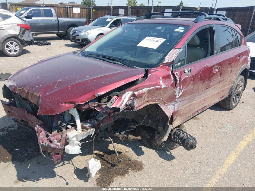Vin: jf2gpagc4dh859682, lot: 46034458, subaru xv crosstrek 2.0i limited 20132