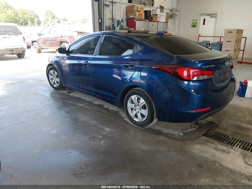 Vin: 5npdh4ae5gh705269, lot: 46034487, hyundai elantra se 20163