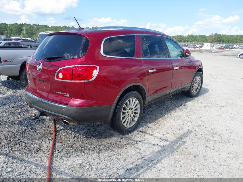 Vin: 5galrbed0aj136734, lot: 46034514, buick enclave 1xl 20104