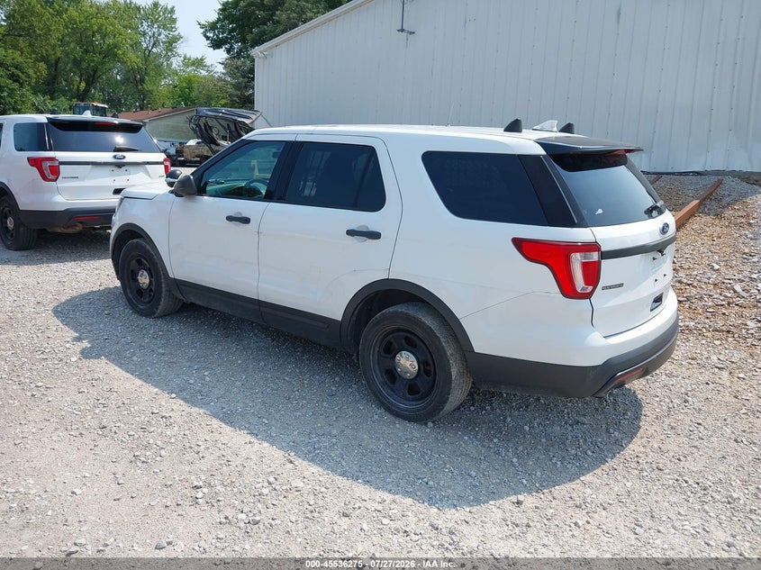 Vin: 1fm5k8ar3hge30521, lot: 46034544, ford utility police interceptor 20173