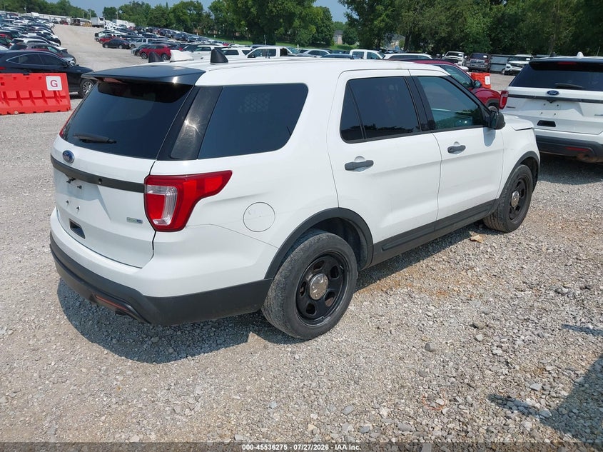 Vin: 1fm5k8ar3hge30521, lot: 46034544, ford utility police interceptor 20174