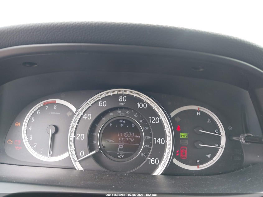 2015 HONDA ACCORD auction photo 7