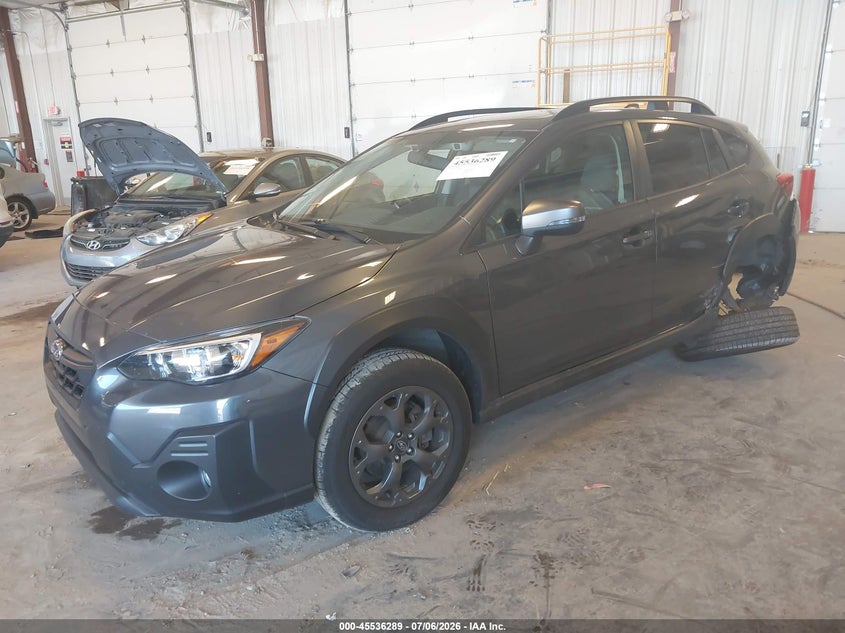 2023 Subaru XV, Left Side, IAAI, VIN JF2GTHSC8PH269050 — photo 2