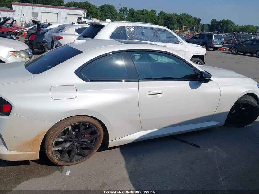 2025 BMW M240 I VIN: 3MW43CM08S8F83332 Lot: 45536476