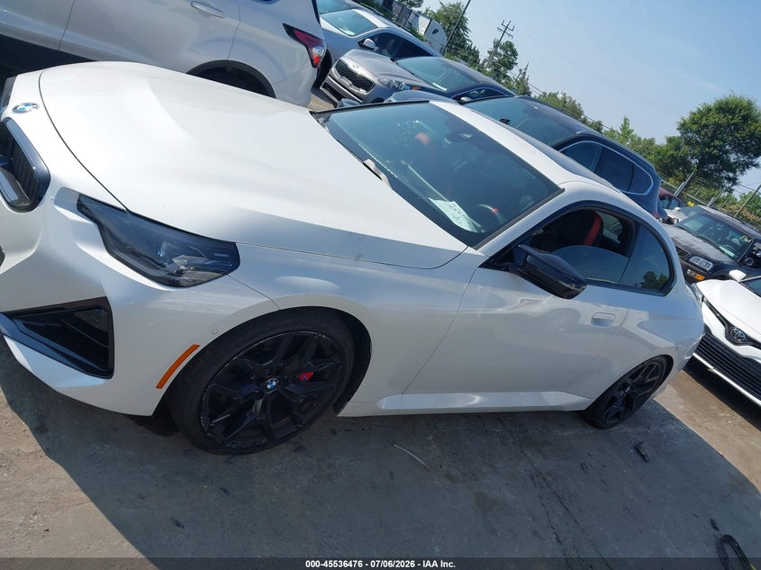 2025 BMW M240 I VIN: 3MW43CM08S8F83332 Lot: 45536476