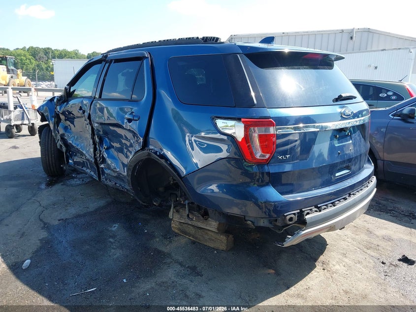 Vin: 1fm5k7d8xhgc29695, lot: 46034752, ford explorer xlt 20173